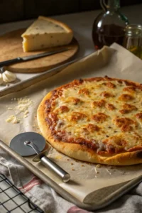 baked pizza