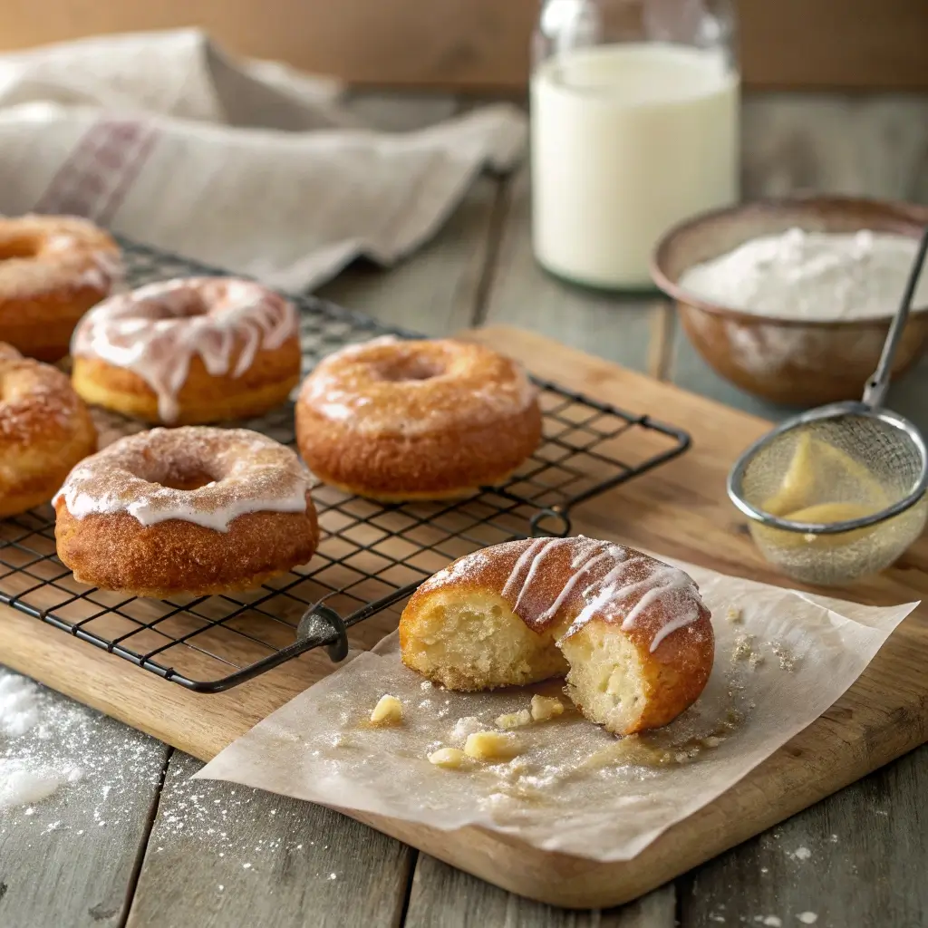 homemade cake donuts recipe
