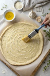 preparing the dough
