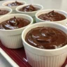 Chocolate pudding pots