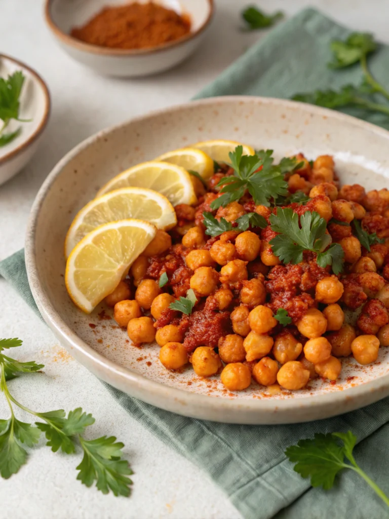 Harissa Chickpeas