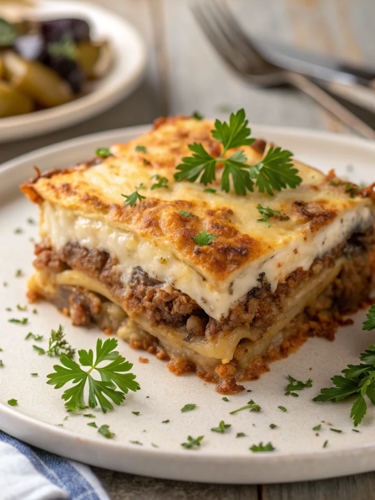 Traditional Greek Moussaka Recipe